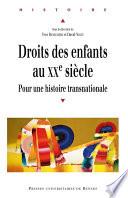 Droits des enfants au XXe siècle