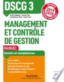 DSCG 3 Management et contrôle de gestion - Manuel