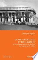 D’obscurantisme et de lumières