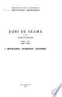 Dări de seamă ale ĩedințelor