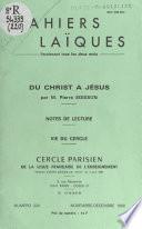 Du Christ à Jésus