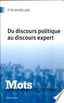 Du discours politique au discours expert