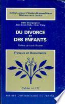 du divorce et des enfants