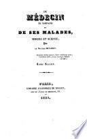 Du médecin de campagne et de ses malades, moeurs et science