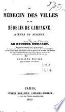 Du médécin des villes et du médécin de campagne