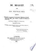Du muguet chez les nouveau-nés; thèse, etc