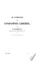 Du patronage des condamnés libérés