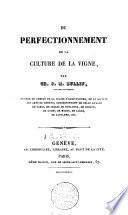 Du perfectionnement de la culture de la vigne