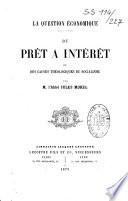 Du prêt à intérêt