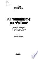 Du romantisme au réalisme