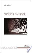 Du sensible au sensé