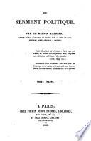 Du Serment politique