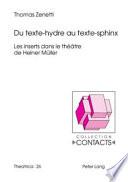 Du texte-hydre au texte-sphinx