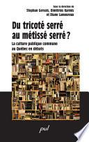 Du tricoté serré au métissé serré?