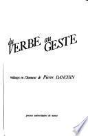 Du verbe au geste