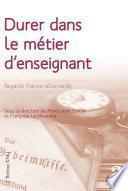 Durer dans le métier d'enseignant