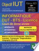 DUT informatique - matrices et calculs matriciels (tome 8)