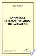 Dynamique et transformations du capitalisme