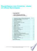 Dynamiques Non Lieaires Chaos Et Effets Thermiques