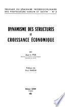 Dynamisme des structures et croissance économique ...