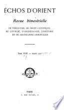 Échos d'orient
