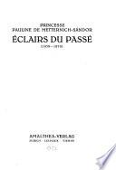 Éclairs du passé (1859-1870)