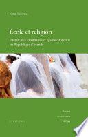 École et religion