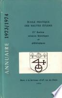 Ecole Pratique Des Hautes Etudes