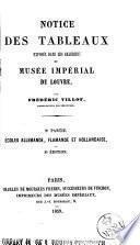 Écoles Allemande, Flamande et Hollandaise