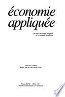 Économie appliquée