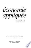 Économie appliquée