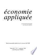 Économie appliquée