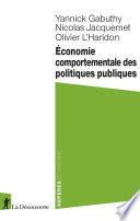 Économie comportementale des politiques publiques