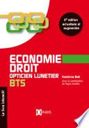 Economie Droit Opticien Lunetier BTS 2e édition