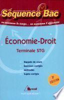 Economie-droit Tle STG