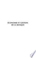 Economie et gestion de la banque