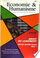 Économie et humanisme