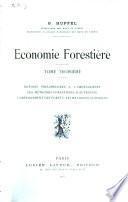 Economie forestière