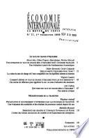 Economie Internationale