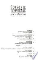 Economie Internationale