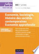 Economie, Sociologie, Histoire des sociétés contemporaines. Economie approfondie. ECE 1