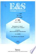Economie & statistique