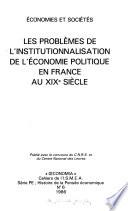 Économies et sociétés
