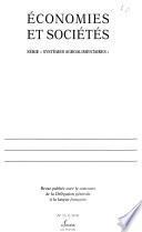 Économies et sociétés