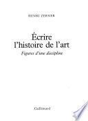 Ecrire l'histoire de l'art