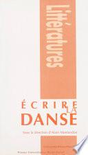 Écrire la danse