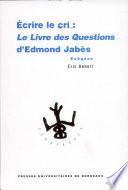 Ecrire le cri
