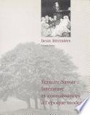 Écrire-savoir : littérature et connaissances à l'époque moderne