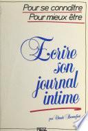 Écrire son journal intime