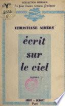 Écrit sur le ciel